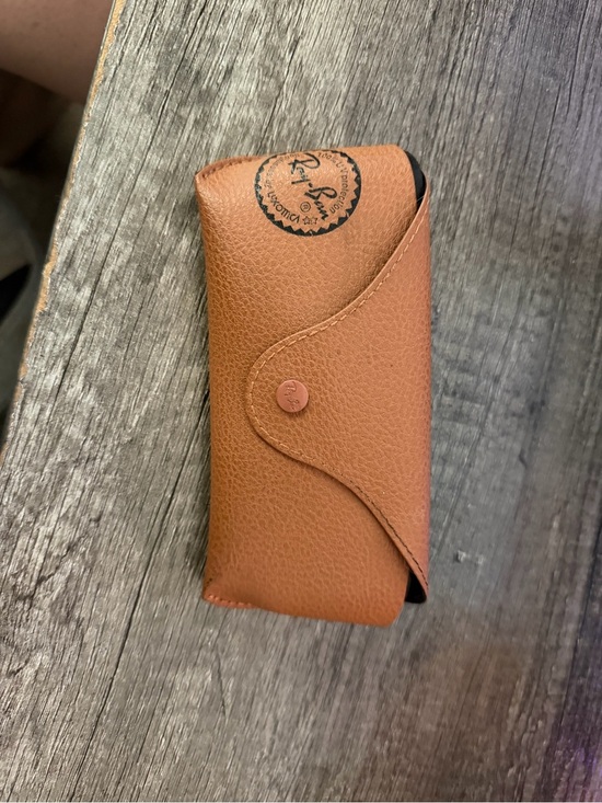 Ray-Ban Accessories - Ray-Ban Tan Leather Sunglasses Case